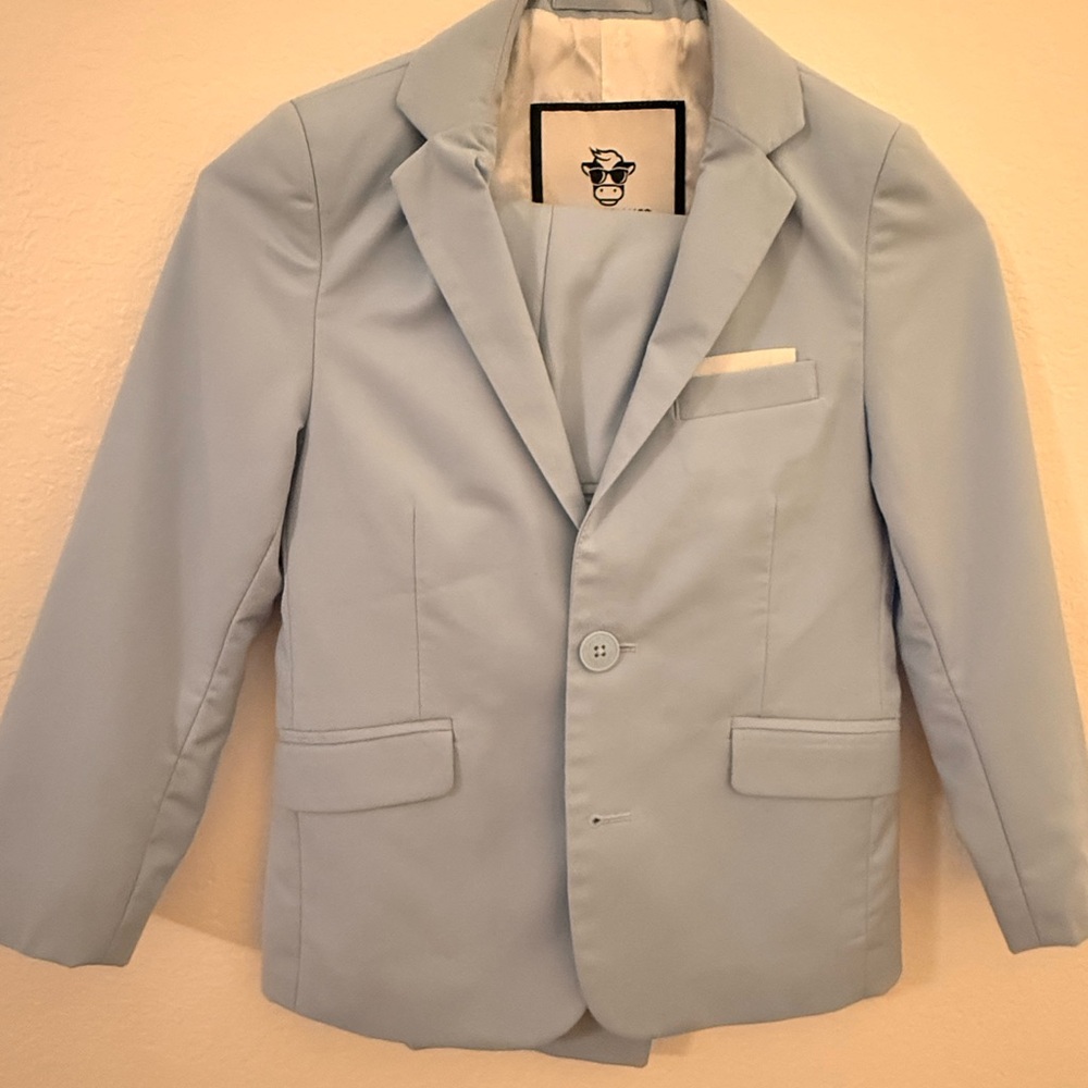 Light Blue Boys Suit